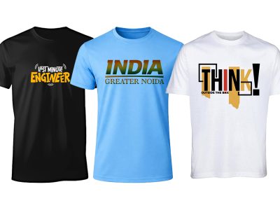Combo of 3-sports T-shirts available in sizes Small to XXL