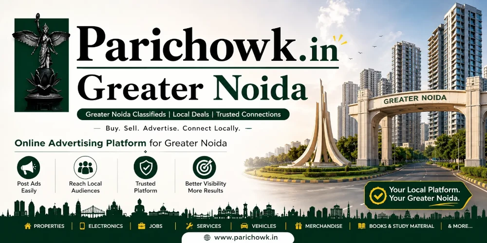 Parichowk.in Banner - representing it as online advertising platform