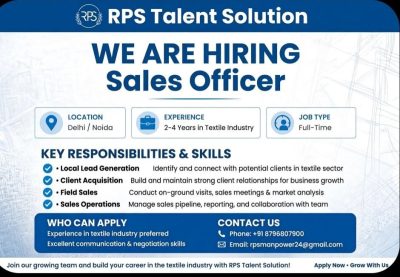 RPS Talent Solution - Sales Job in Delhi, Noida