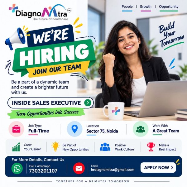 Sales Executive Job in Diagnomtra